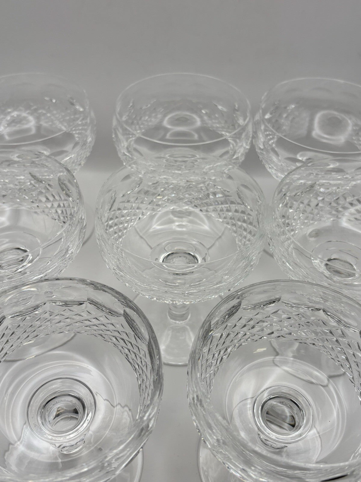 Colleen Short Stem (Cut) by WATERFORD CRYSTAL Wine Glasses Set of 8