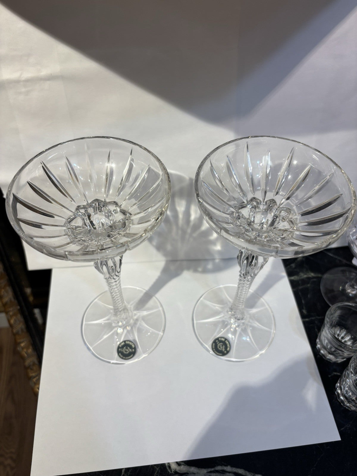 Lenox Crystal Candlesticks Set of 2 24% Lead Made In Germany