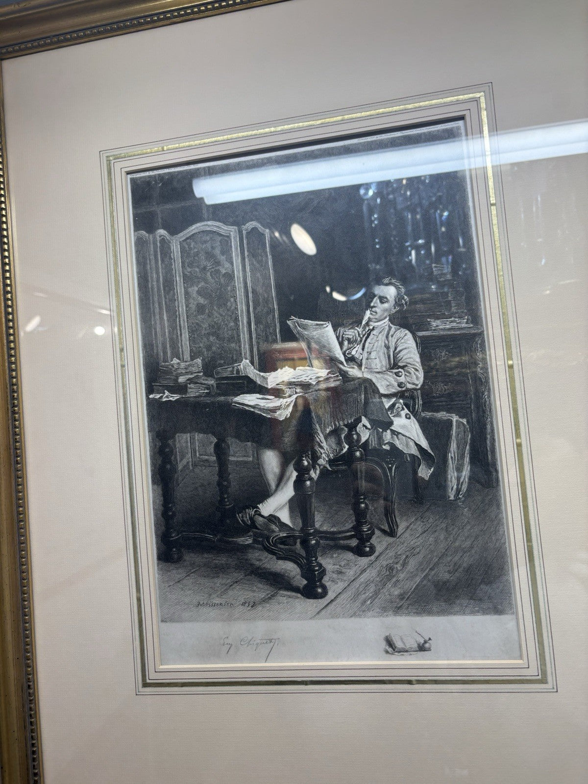 "Wolfgang Amadeus Mozart, Austrian Composer" By Jean-Louis-Ernest Meissonier,