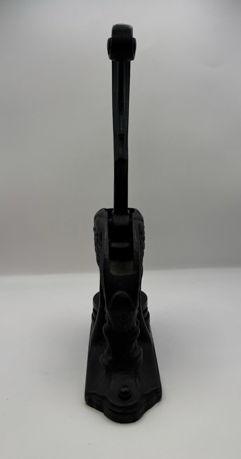 Antique Cast Iron Lion Head Notary Public Stamp Press 1800s