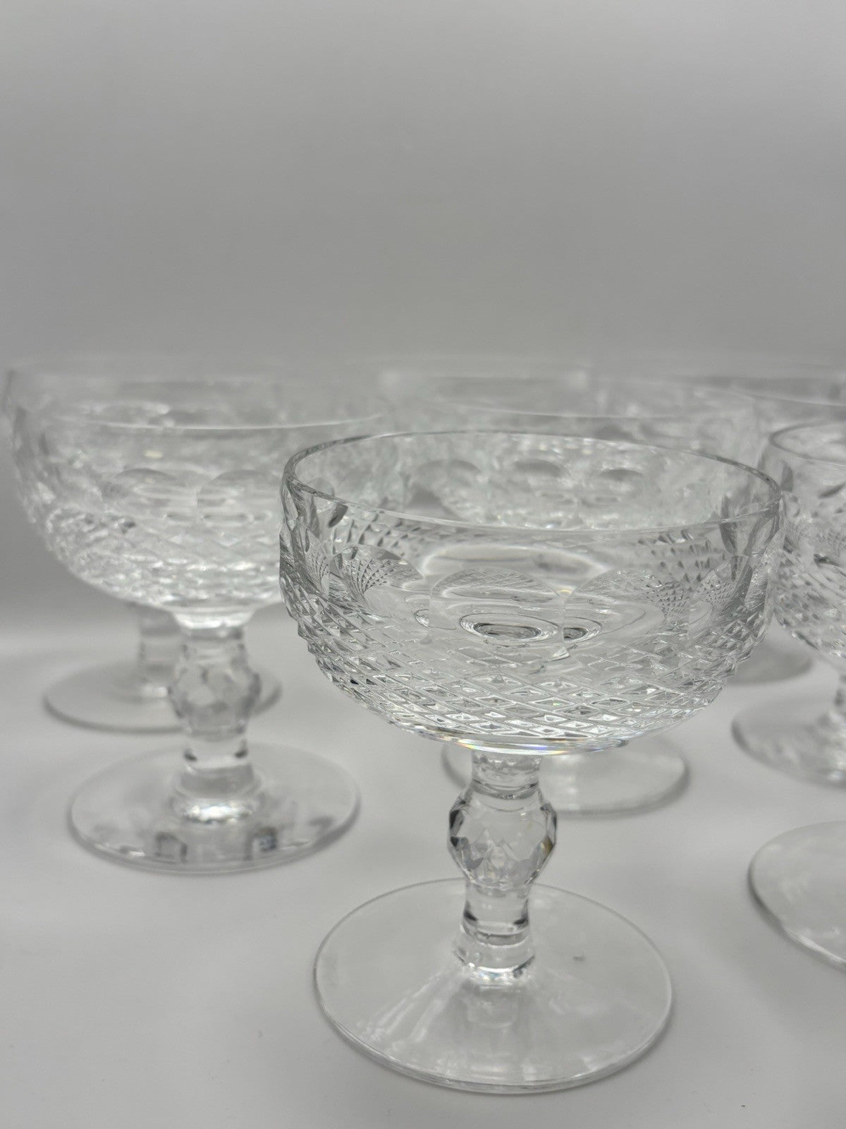 Colleen Short Stem (Cut) by WATERFORD CRYSTAL Wine Glasses Set of 8
