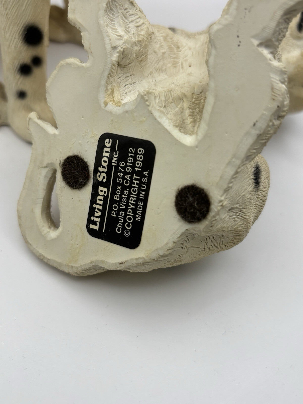 Living Stone 1988 Set of Dalmatians Dogs Figurines Lot of 2 Vintage