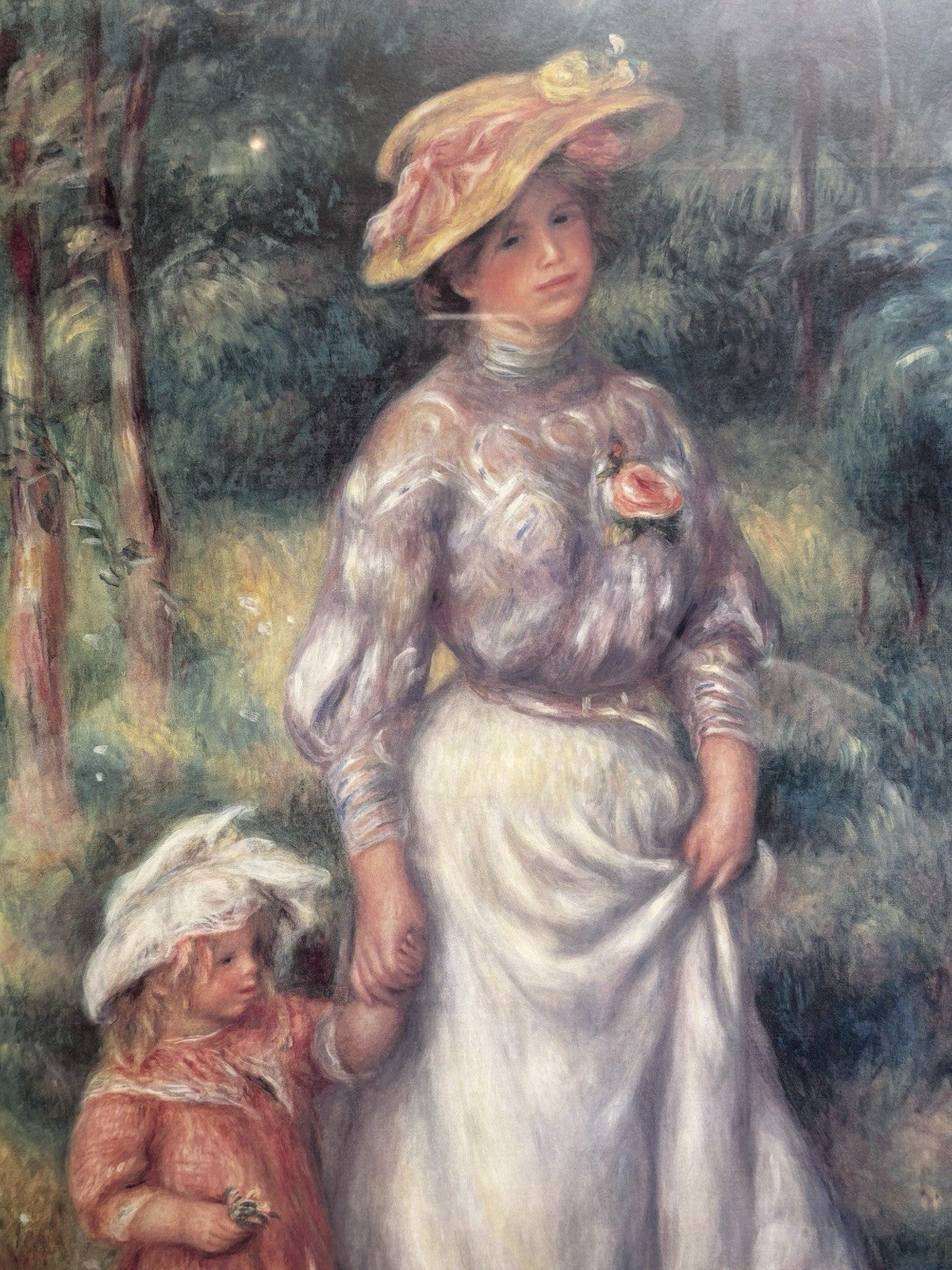 The Promenade by the French artist Pierre-Auguste Renoir.  183/1000