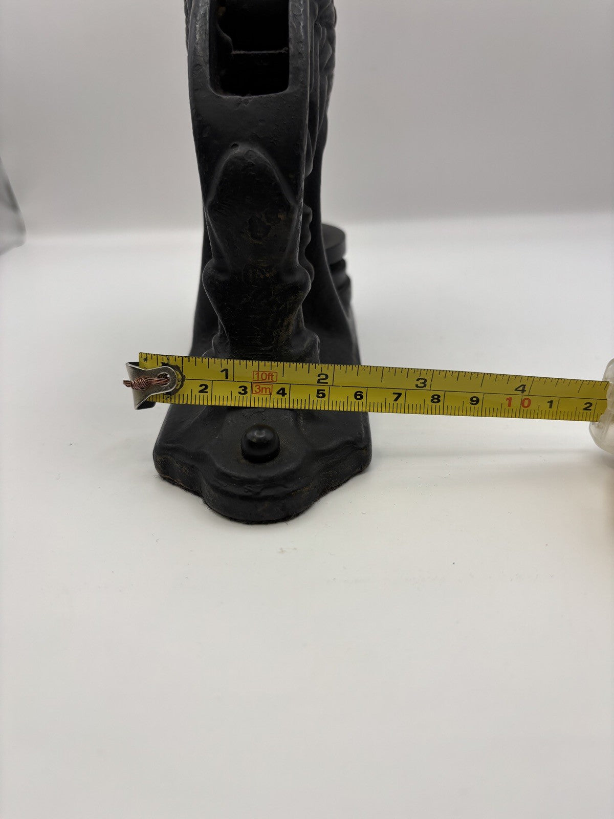 Antique Cast Iron Lion Head Notary Public Stamp Press 1800s