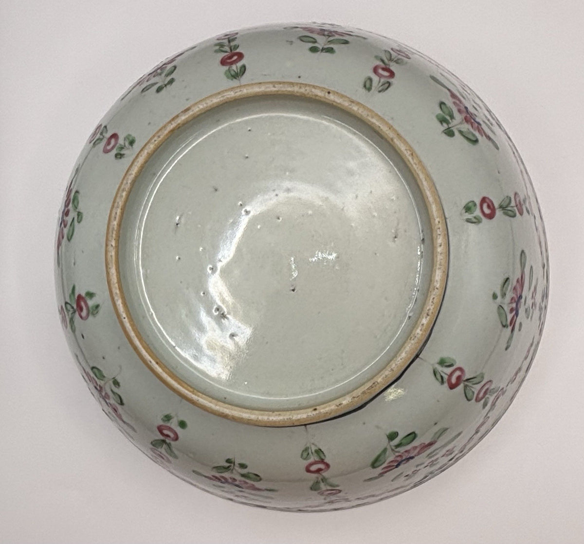 Familie Rose Fine Porcelain Floral Enamel Bowl From China 18th Century Rare