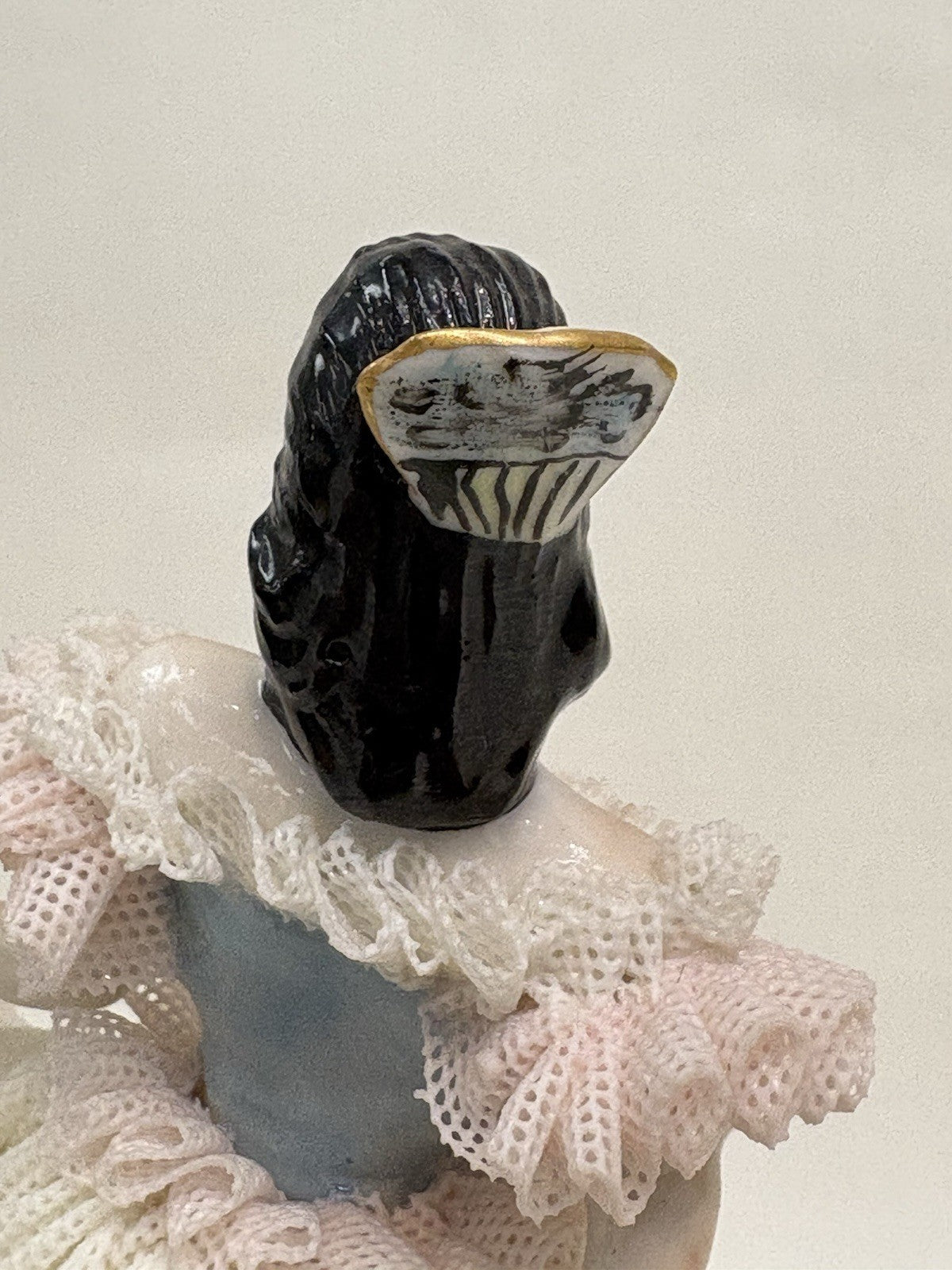 Dresden dancer Ceramic Figurine Statue 6”