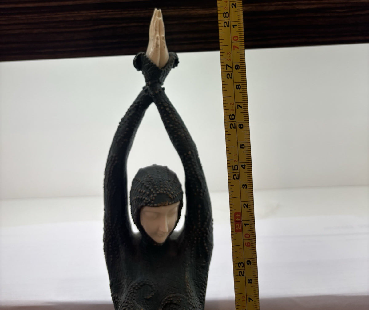 The Starfish Dancer Bronze and Marble Sculpture, Art Deco Signed