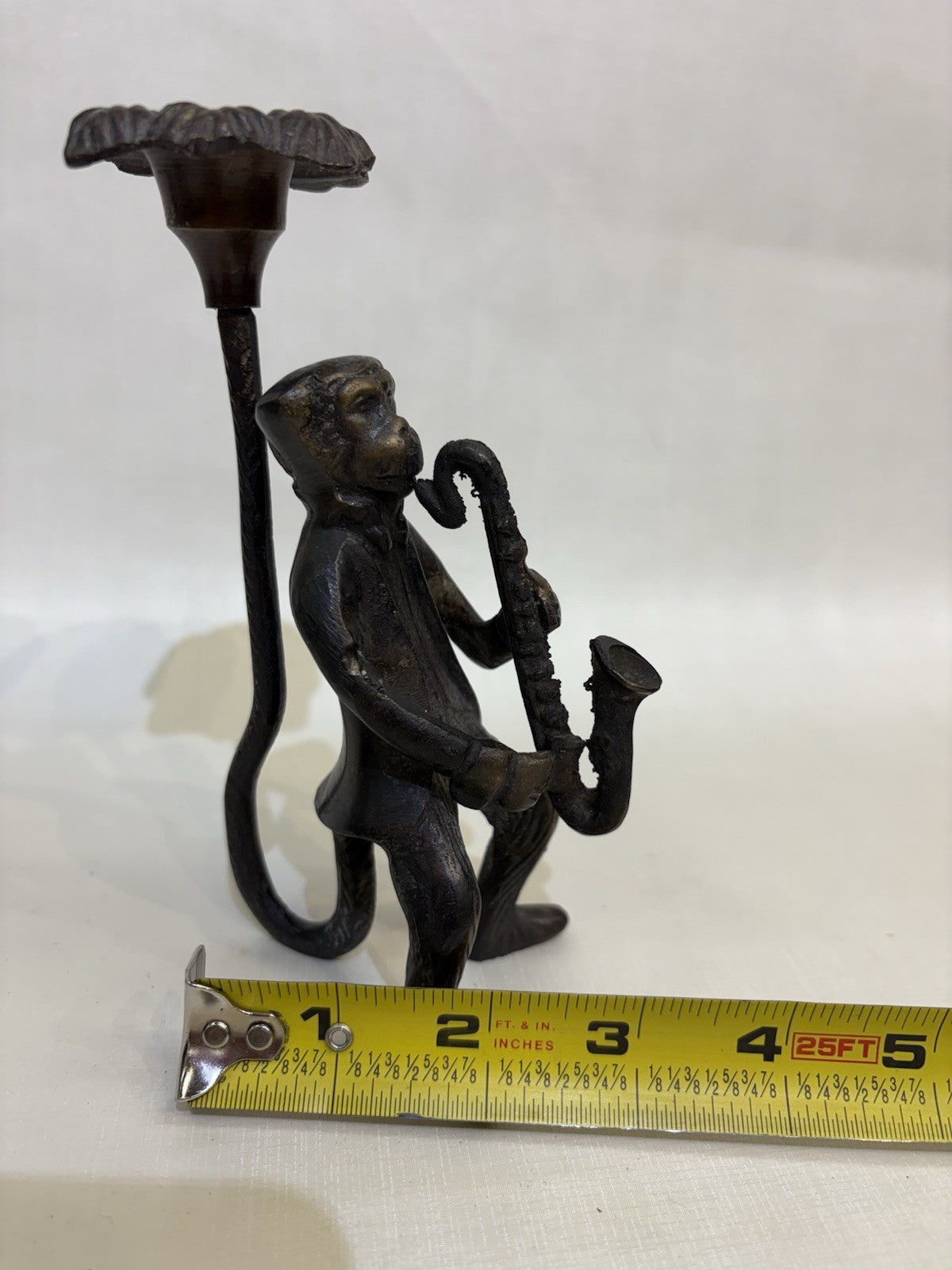 Brass Monkey Playing Saxophone