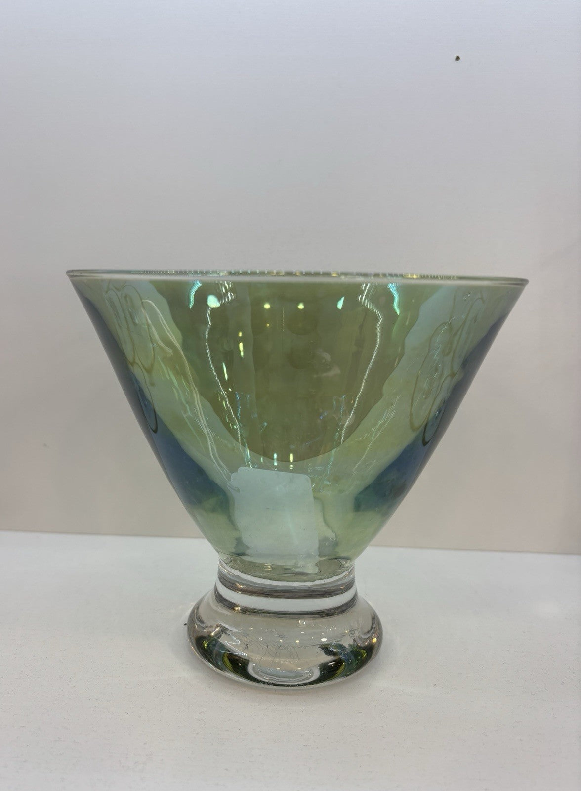 Beautiful rare Vintage Green Glass Bowl