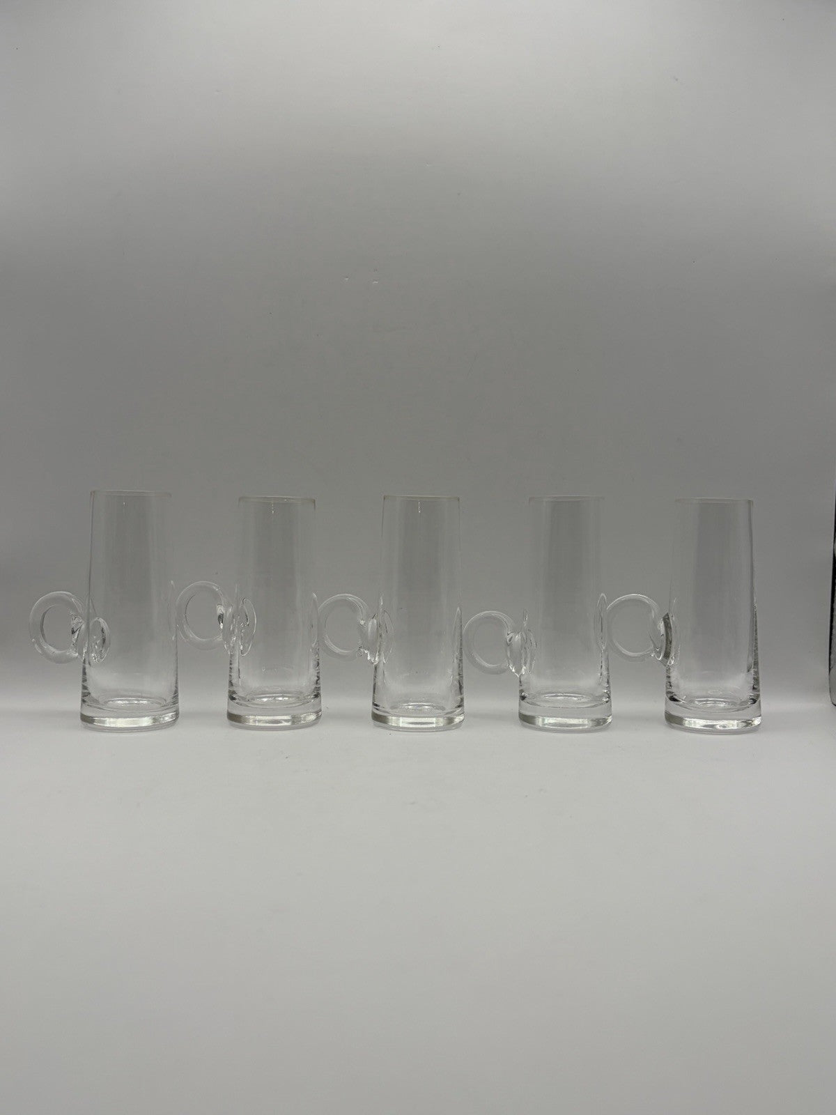 Vintage Lenox hand-blown crystal glasses Irish coffee or liqueur. 5 glasses