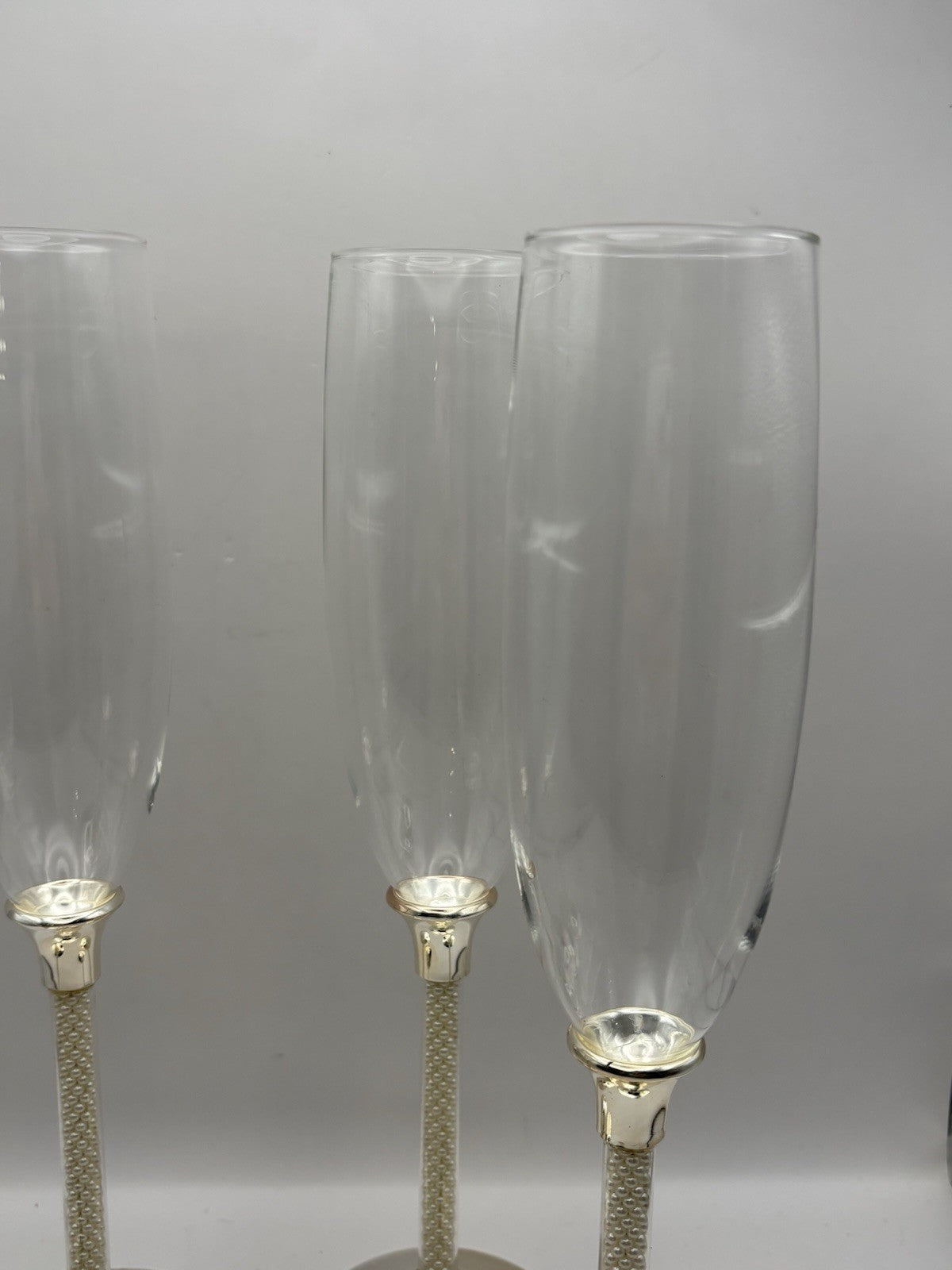 Lenox Jubilee Pearl Toasting Flute Set of 4