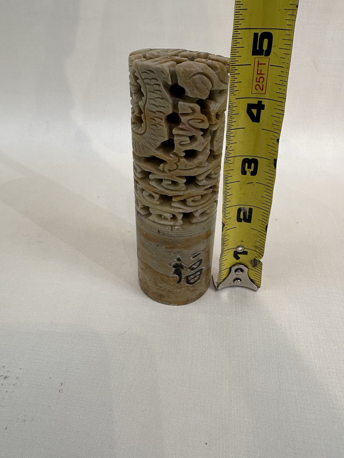 Vintage Chinese art carved in marble