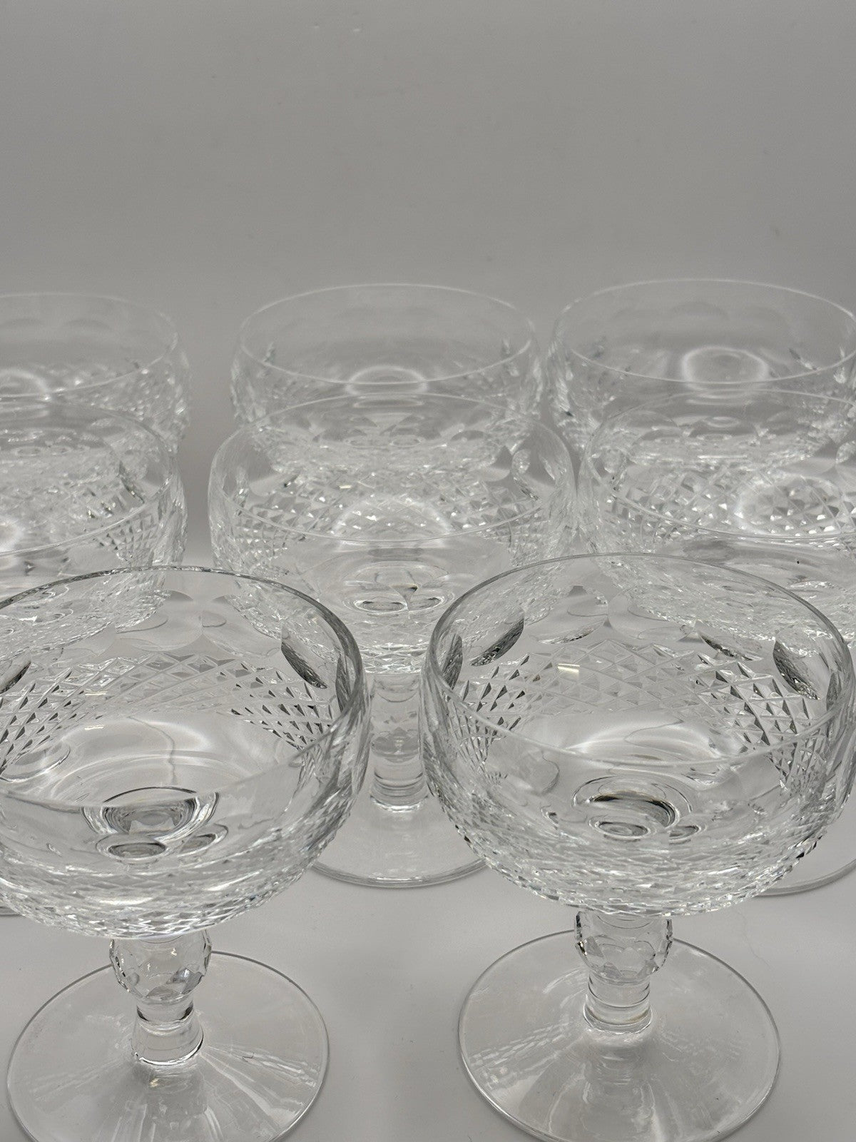 Colleen Short Stem (Cut) by WATERFORD CRYSTAL Wine Glasses Set of 8