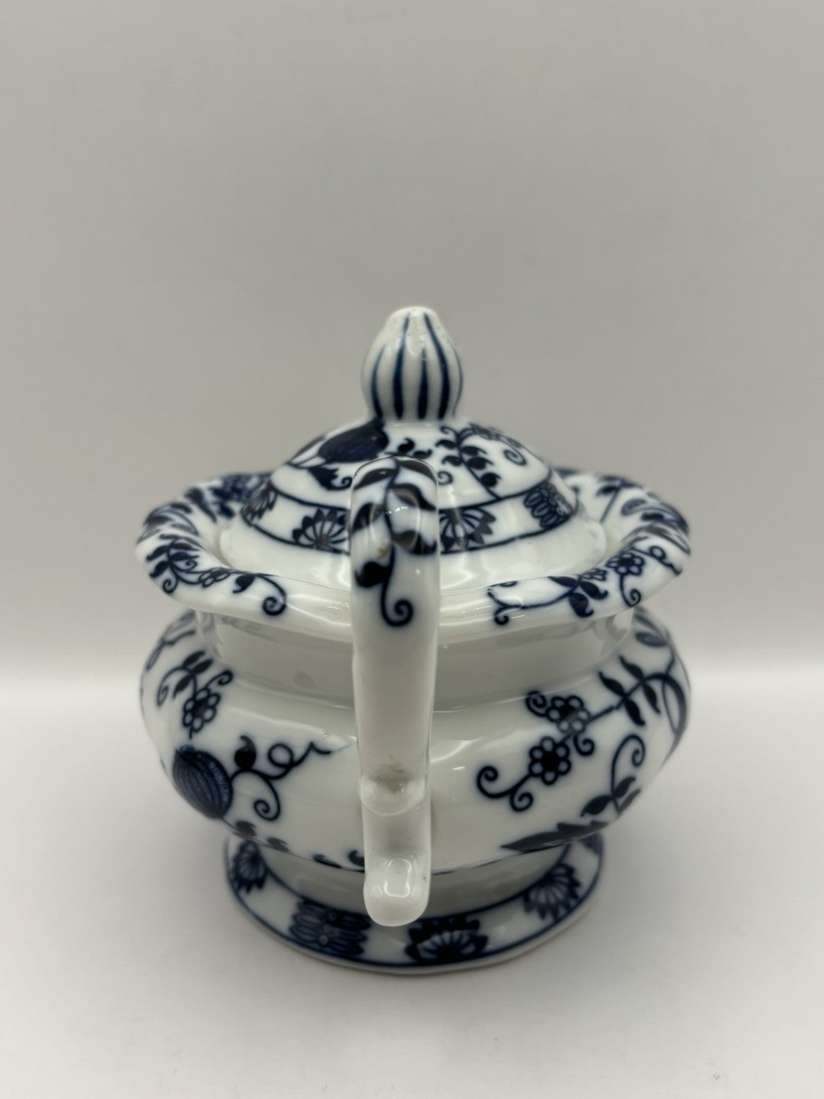 Vienna Woods Fine China In The Iconic Blue Onion Pattern Tea Cup and Saucer Set