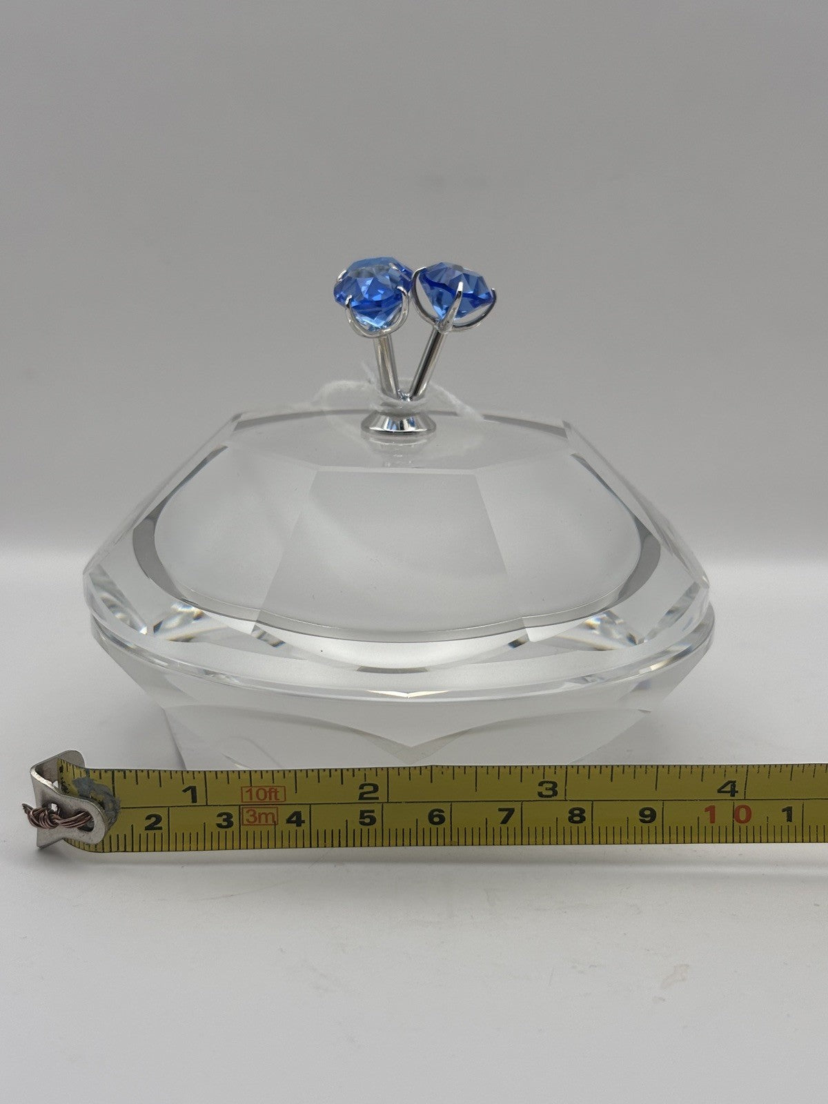 SWAROVSKI ASTRO COVERED BOX 3.75" tall NEW NEVER USED #210793 made in Austria