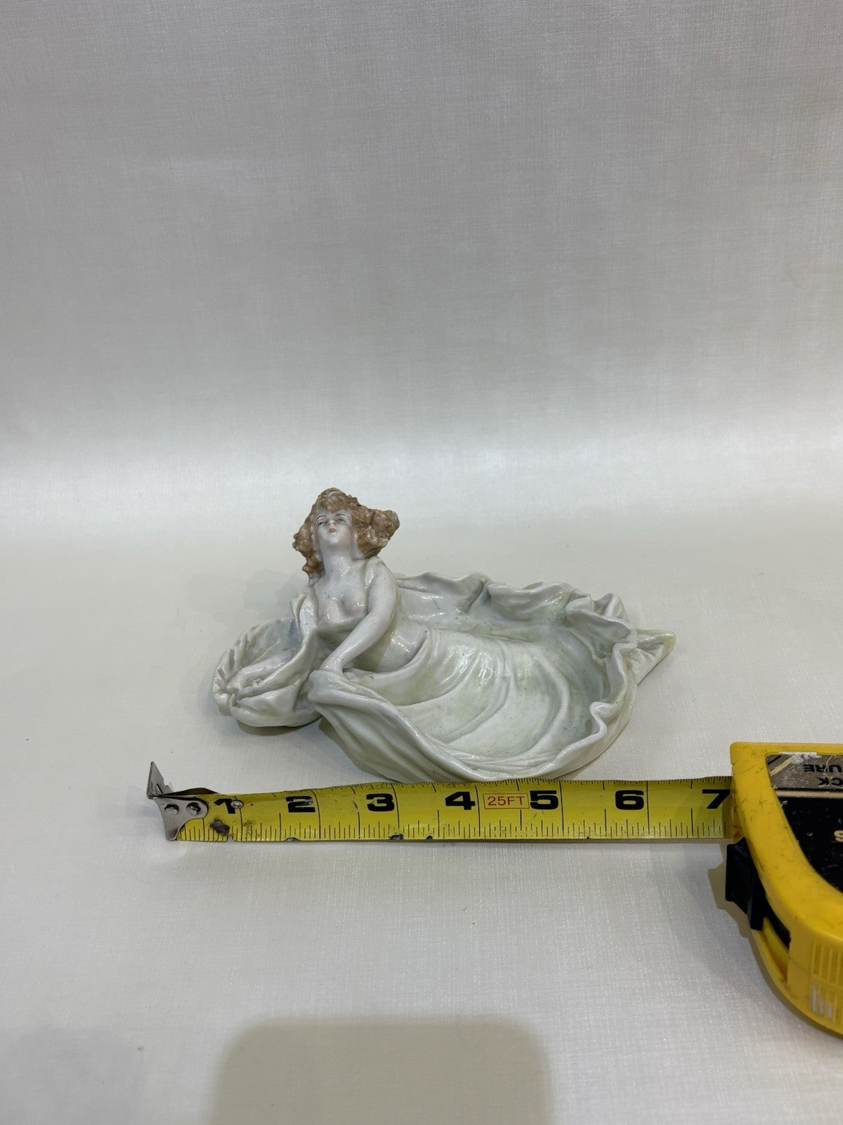 Dresser Bowl Vase Art Nouveau Porcelain Figurine Woman
