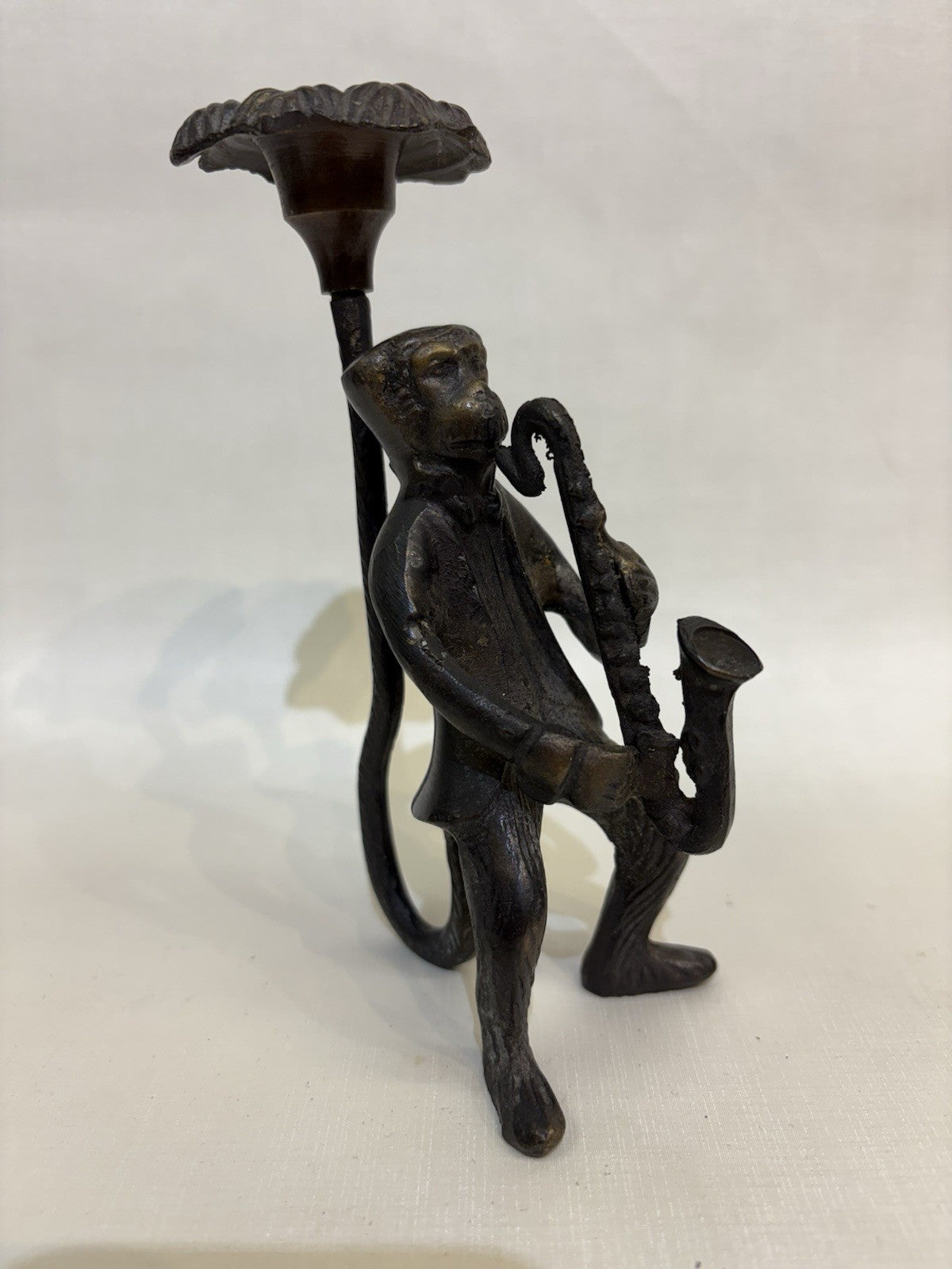 Brass Monkey Playing Saxophone