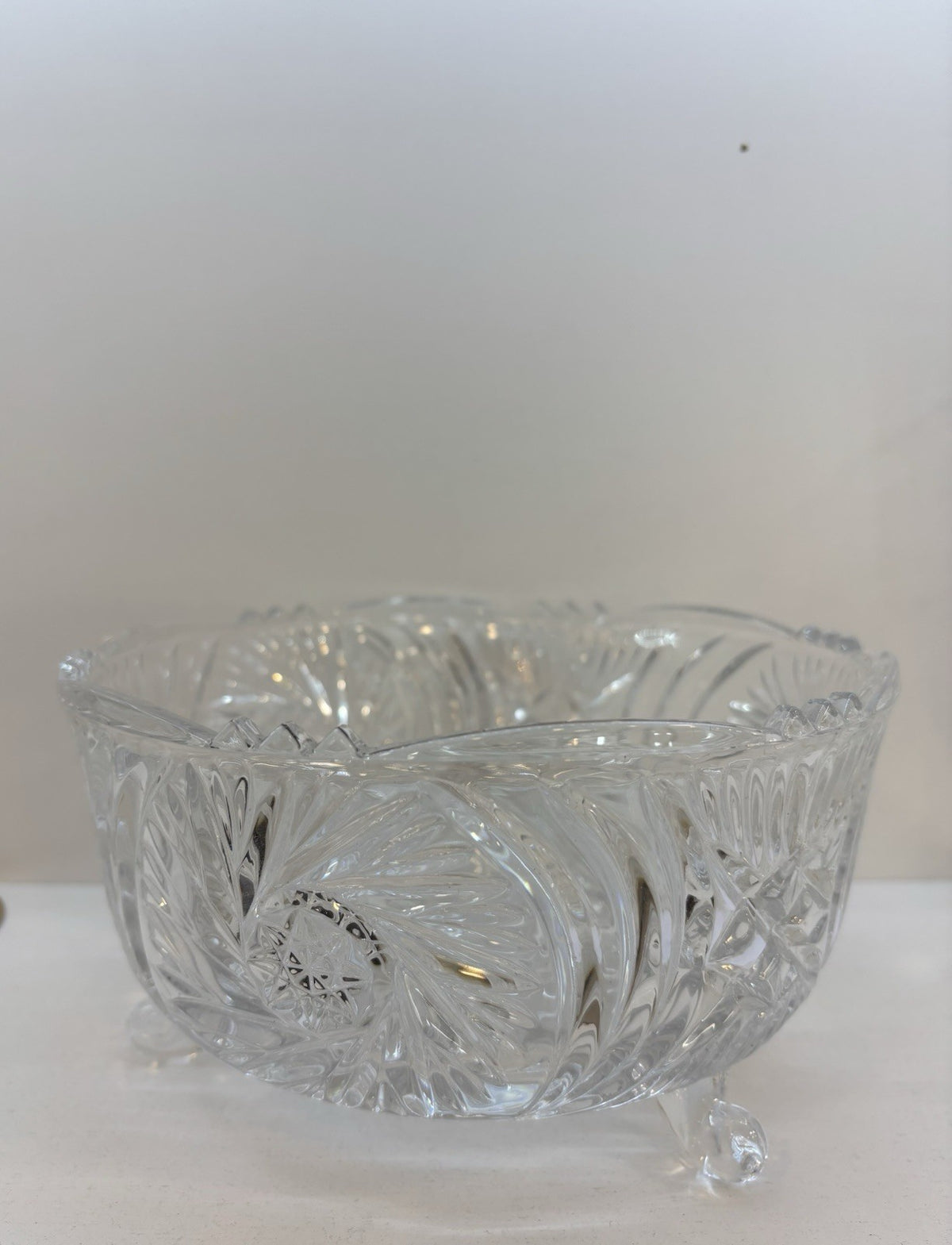 Magnificent West German lead crystal hand cut brilliant