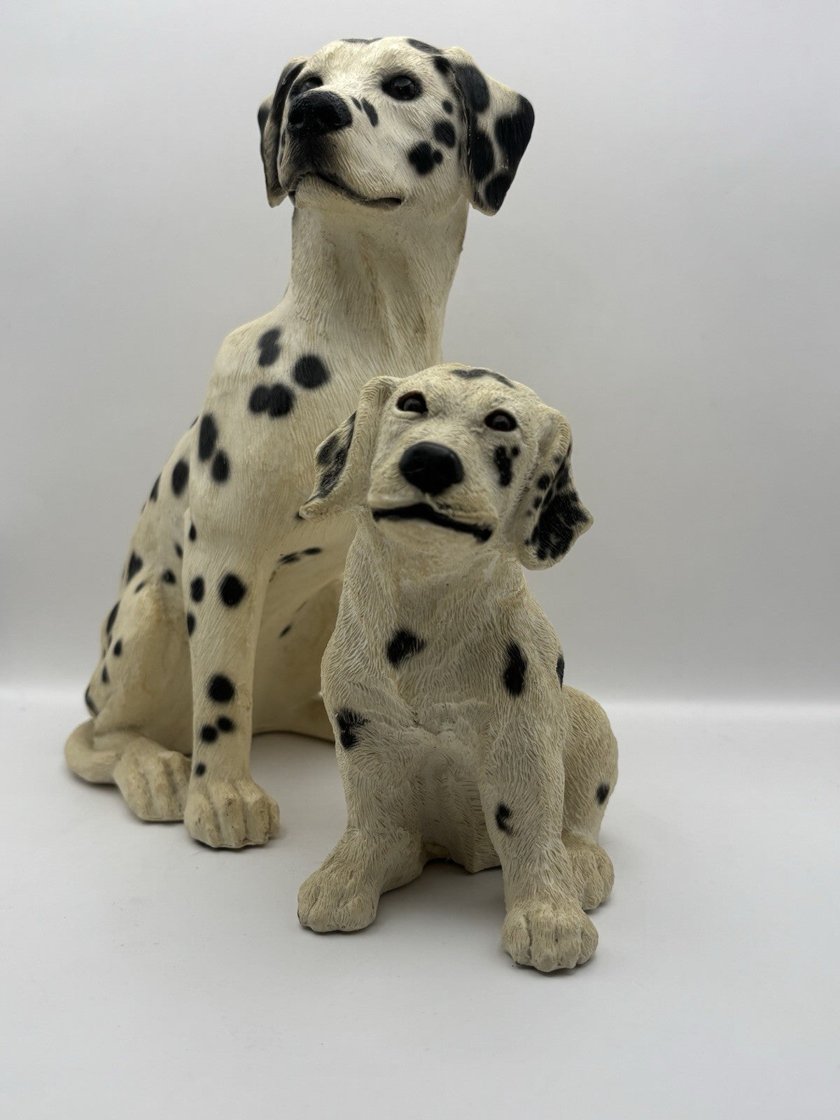 Living Stone 1988 Set of Dalmatians Dogs Figurines Lot of 2 Vintage