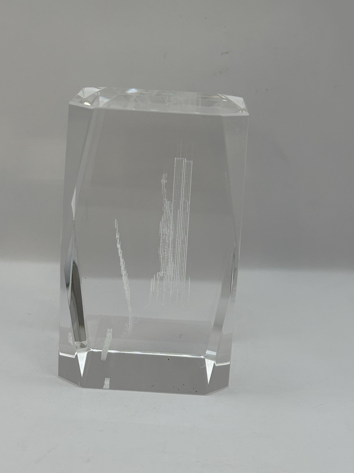 The Twin Towers and the Statue of Liberty. Paperweight