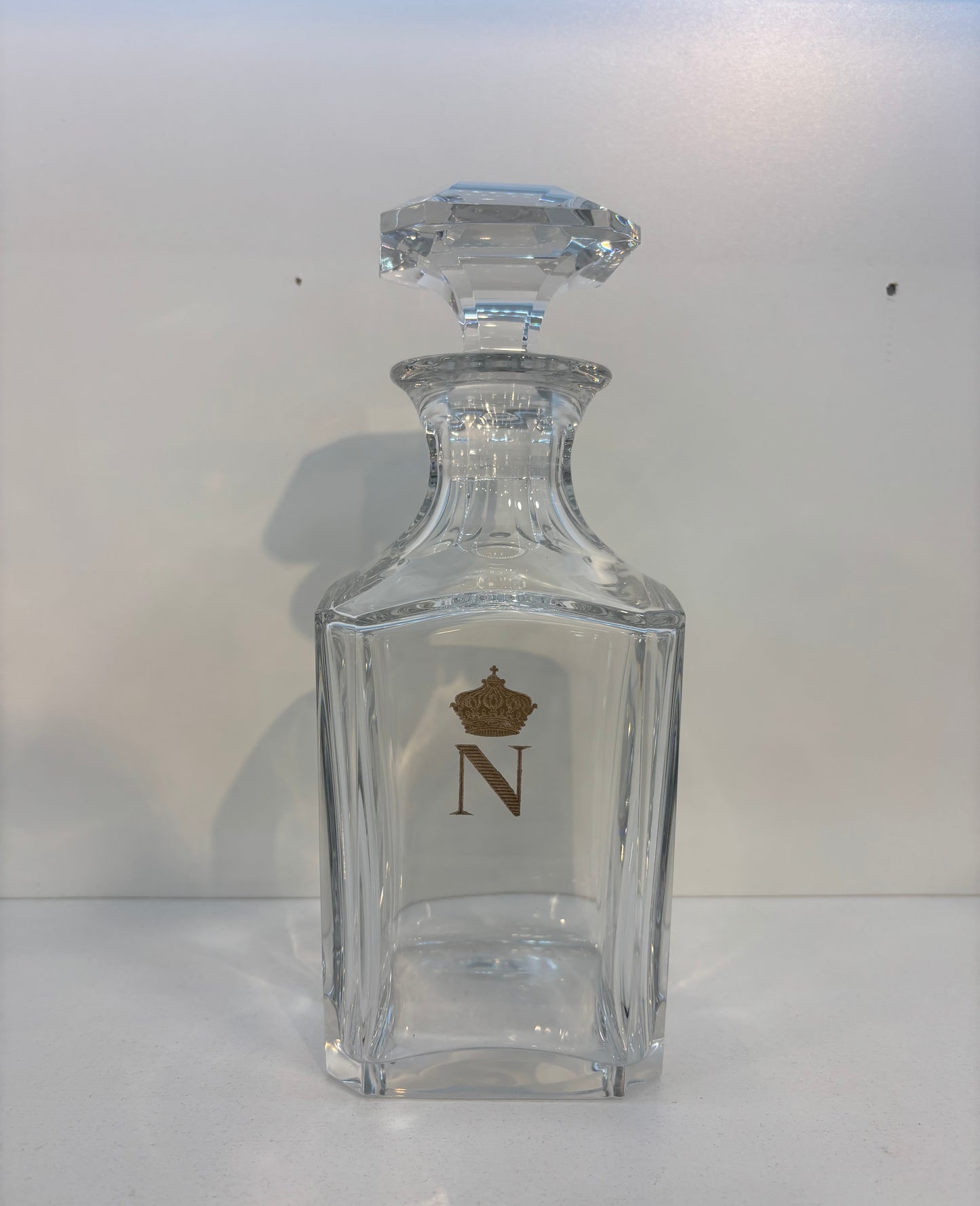 Baccarat whisky bottle