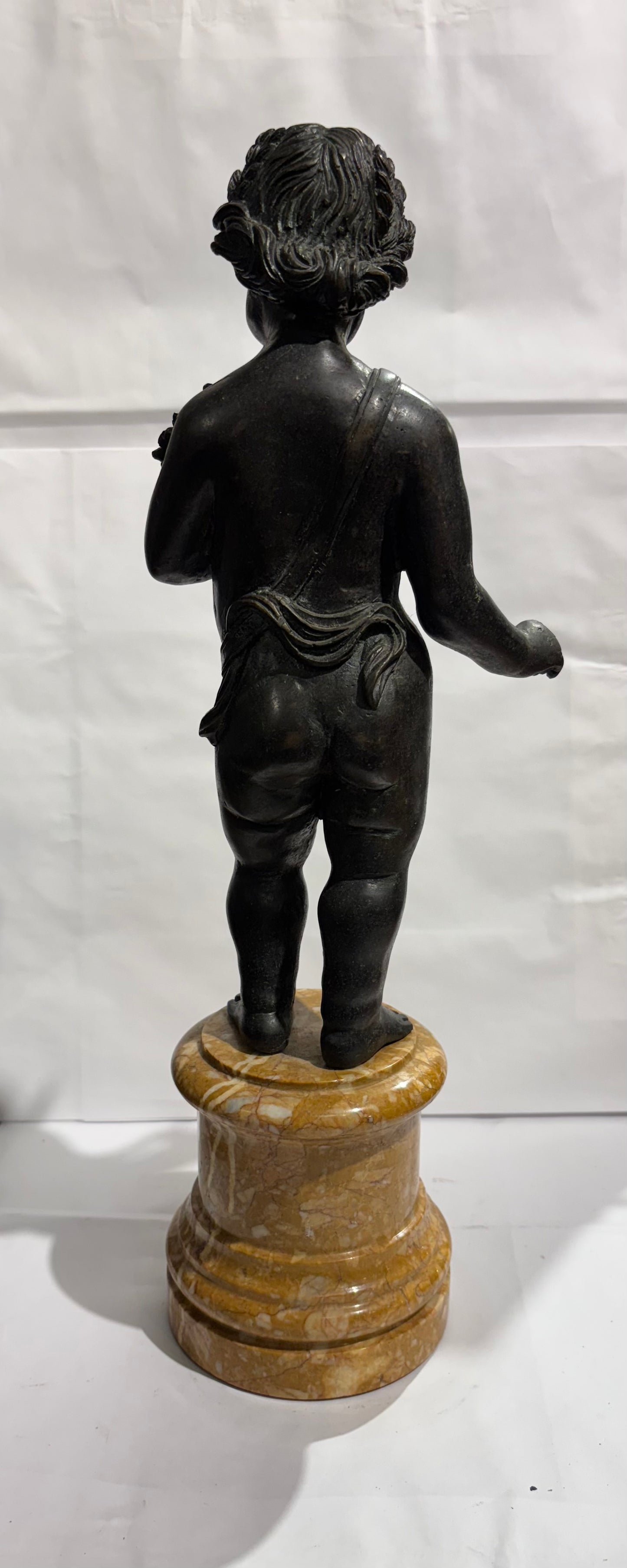 European bronze statue 16 1/8” inch tall