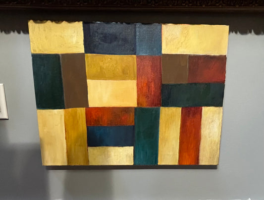 Colored squares in a frame. 2007