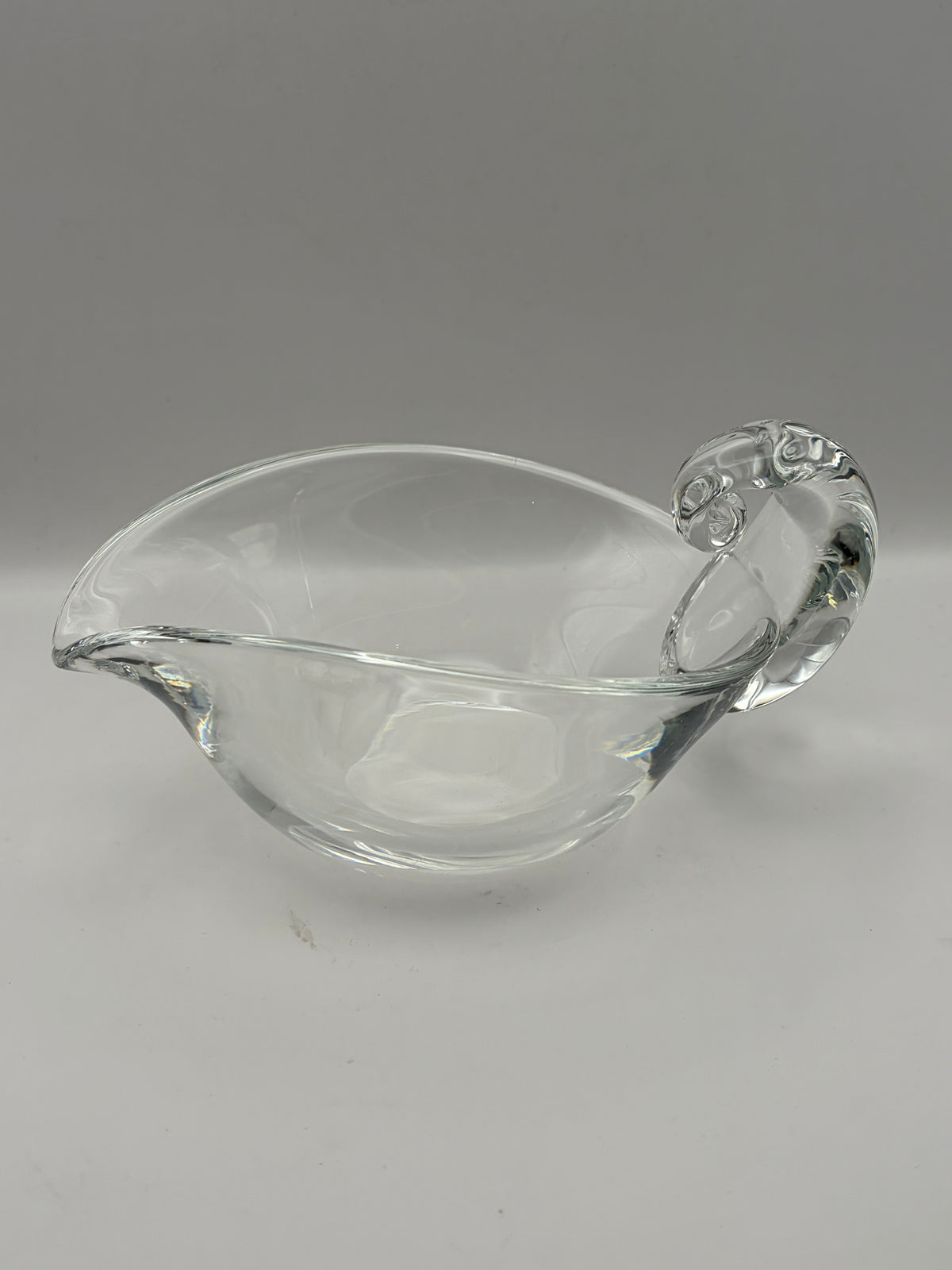 Vintage Steuben Gravy Boat (American, 20th Century)