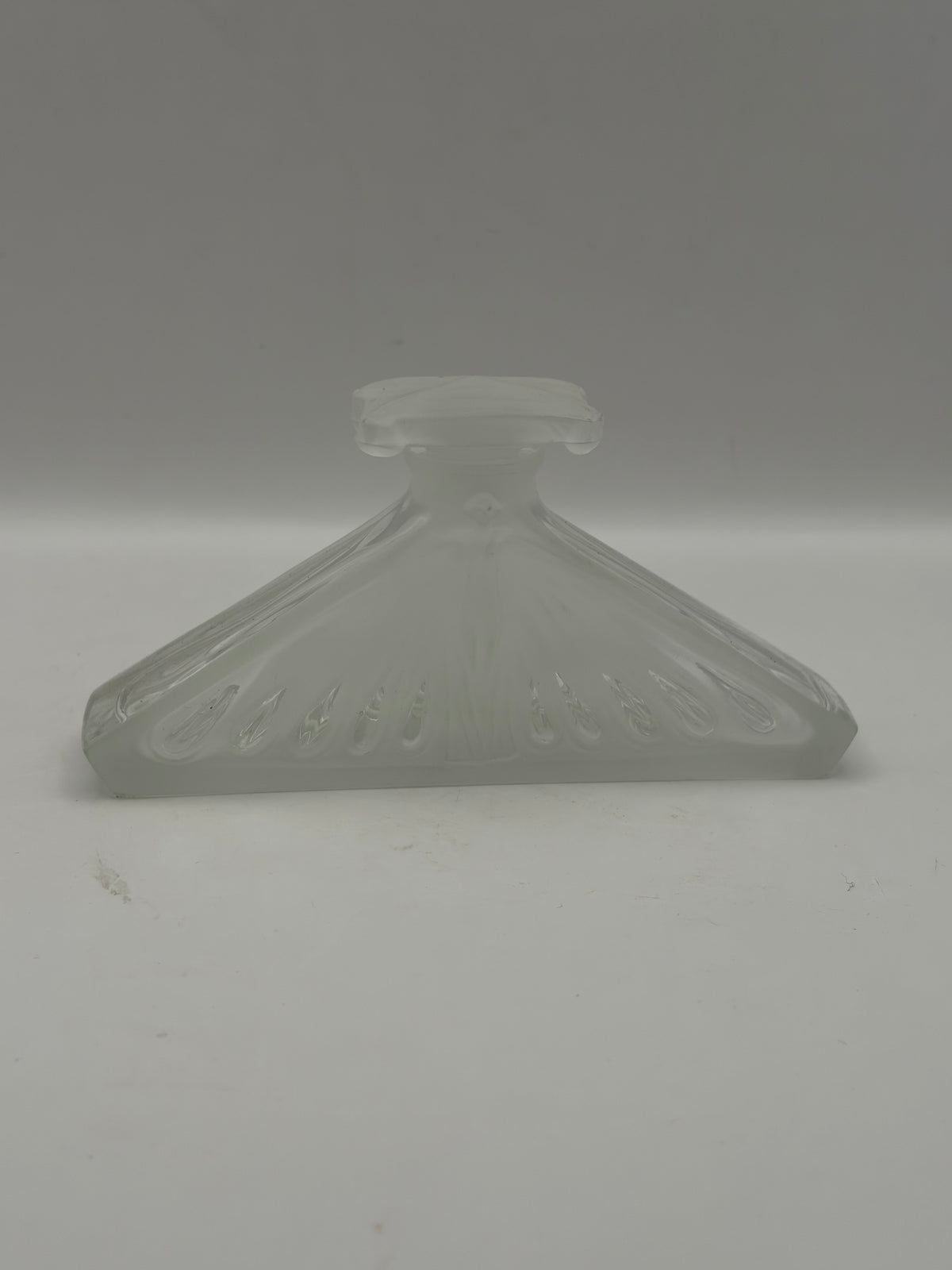Brosse MMA Vintage Perfume Bottle Woman Winged Figure Frosted Glass 1986