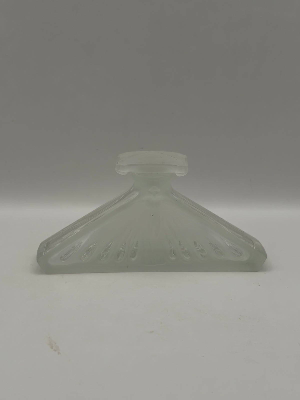 Brosse MMA Vintage Perfume Bottle Woman Winged Figure Frosted Glass 1986