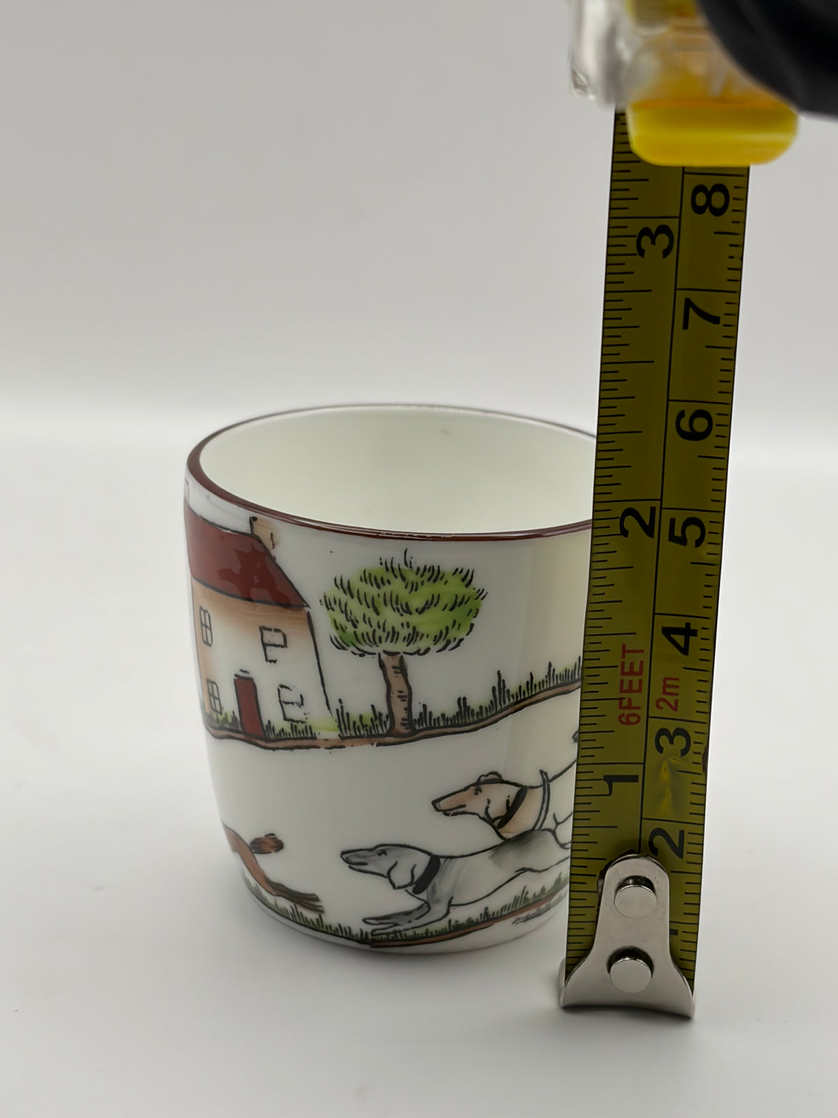 Fine Bone China Crown Staffordshire Bone China Mug 1/2 Pint Hunting Scene