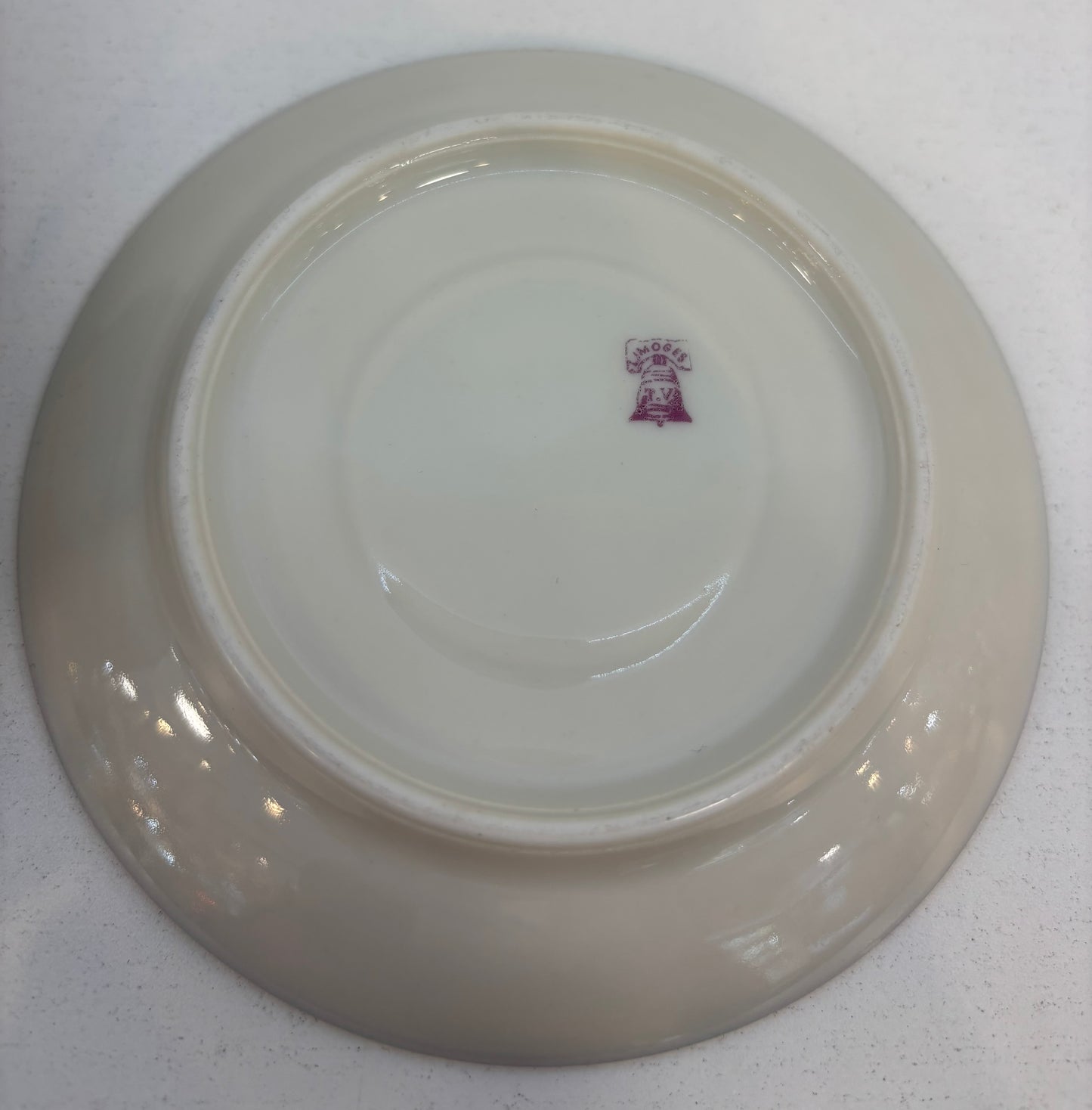 6 T & V Limoges Raynaud Conde Cobalt Blue Gold Encrusted, Saucer, 5 3/4"