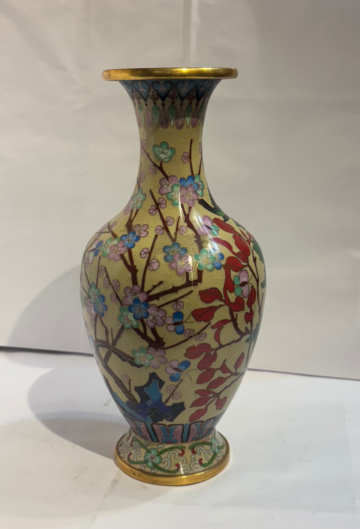 Vintage Cloisonné Vase