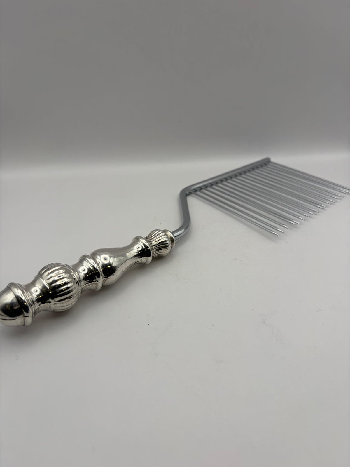 Vintage Sterling Silver Handle Cake Comb