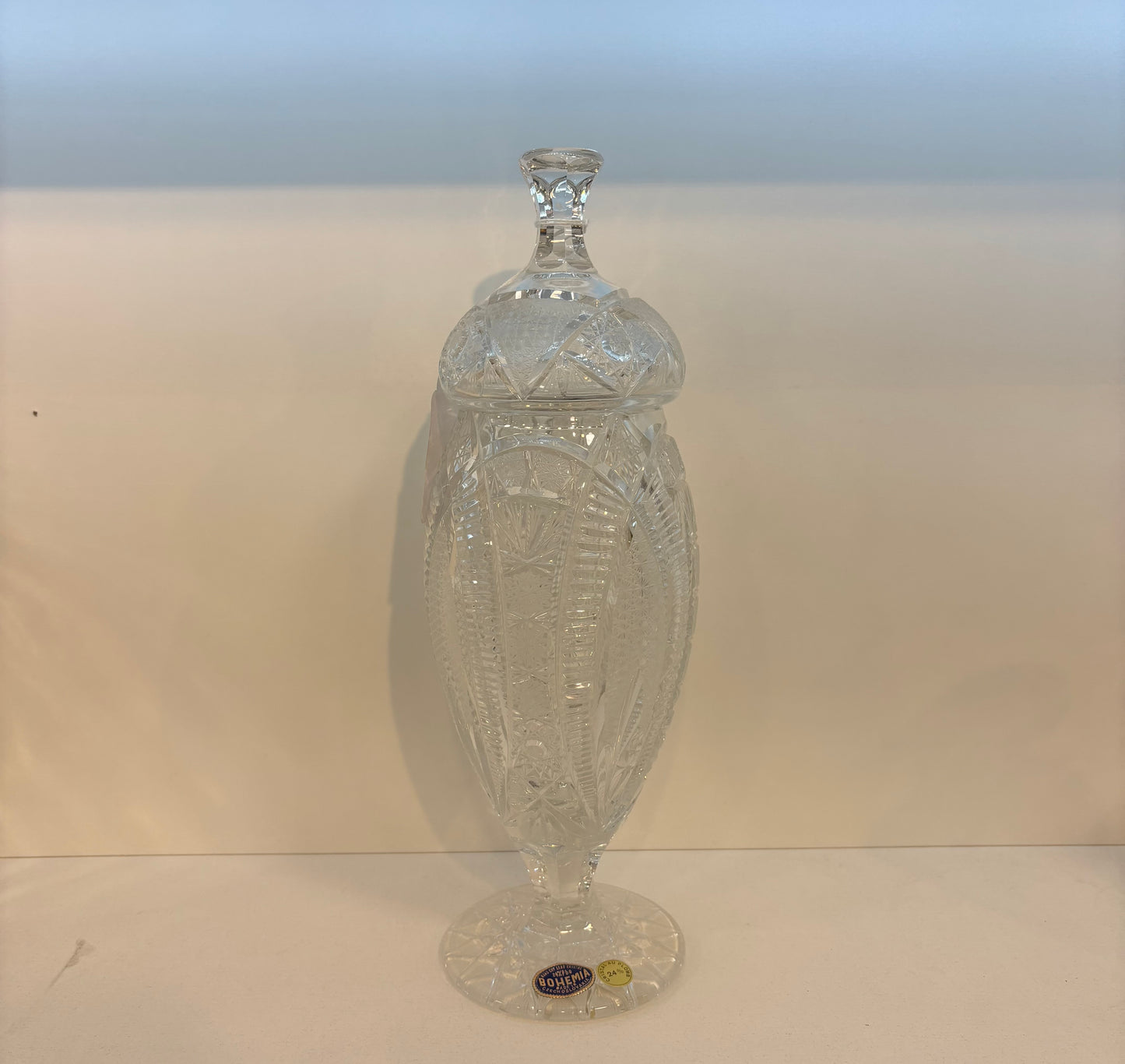 Bohemia Cut Crystal vase