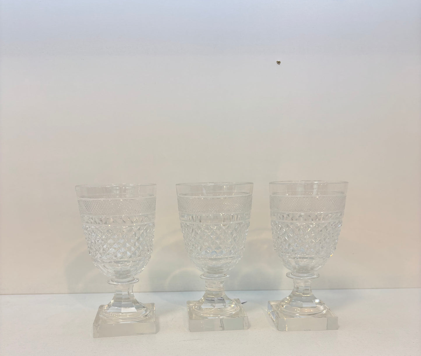 Set of 10 Vintage Wine Glasses