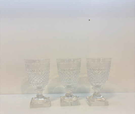 Set of 10 Vintage Wine Glasses