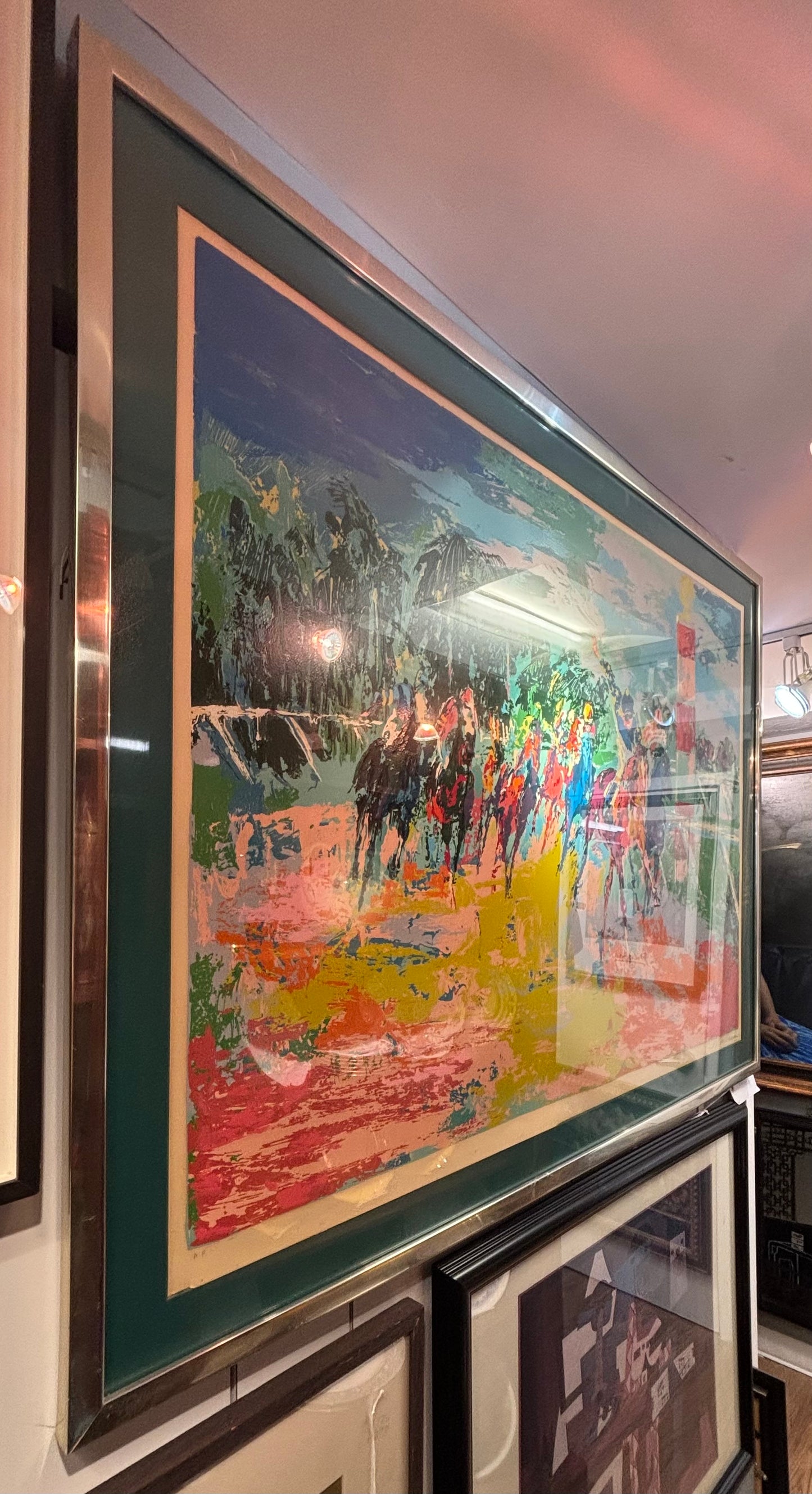 LeRoy Neiman - Florida racing