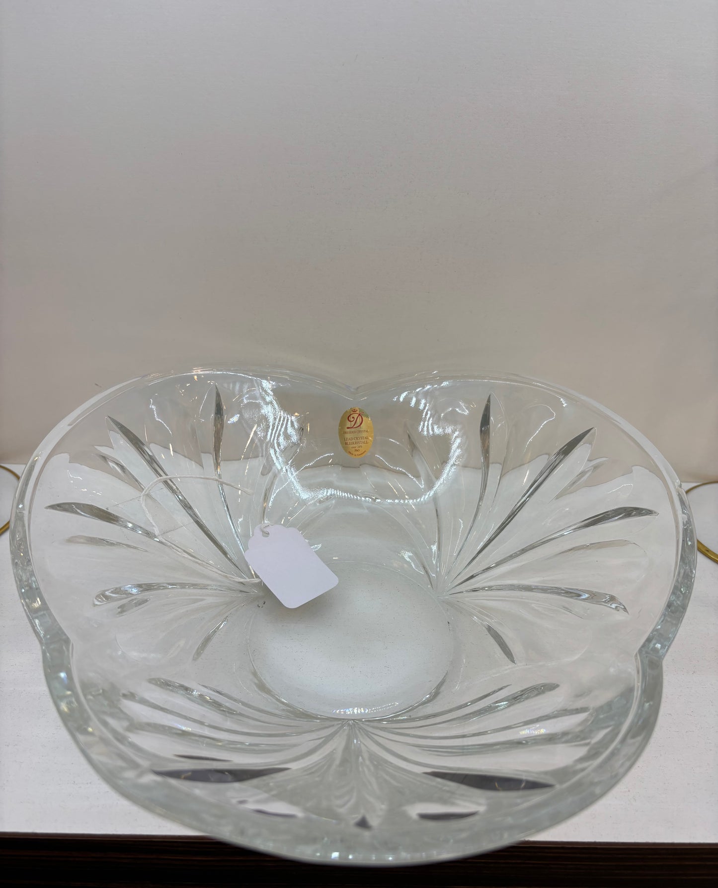 Dresden bleikristall 24% lead crystal bowl