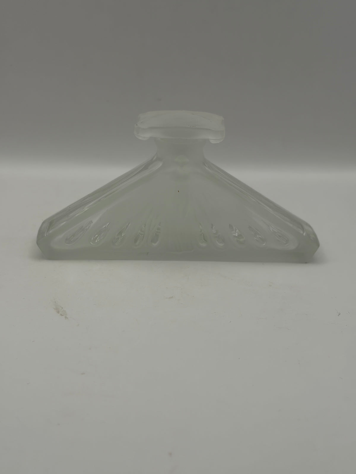 Brosse MMA Vintage Perfume Bottle Woman Winged Figure Frosted Glass 1986