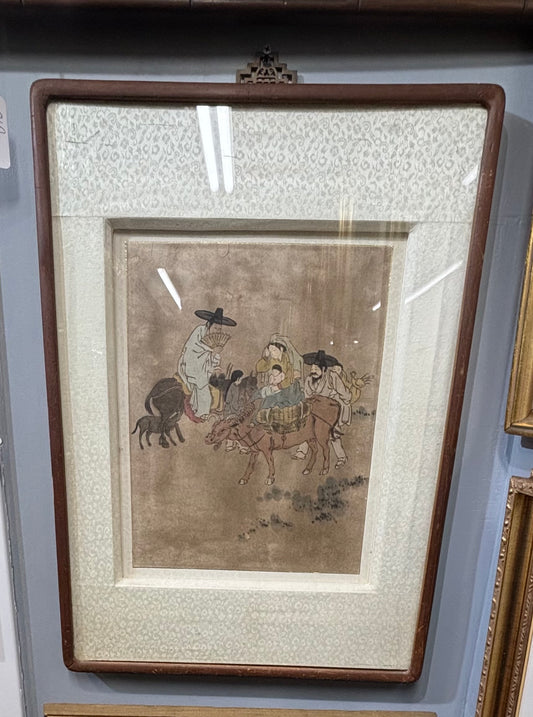 Vintage Chinese framed