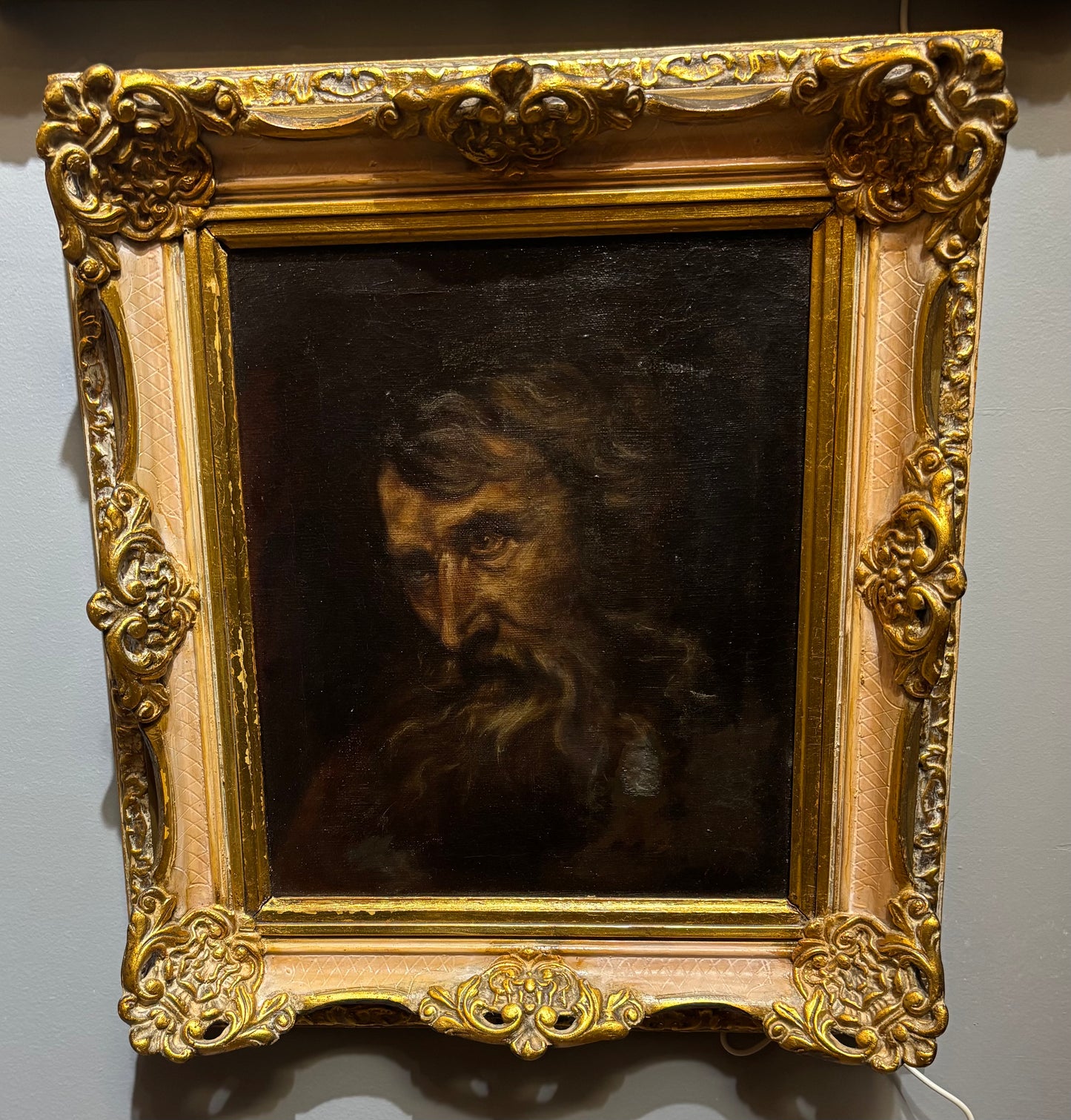 Dutch painting - old man