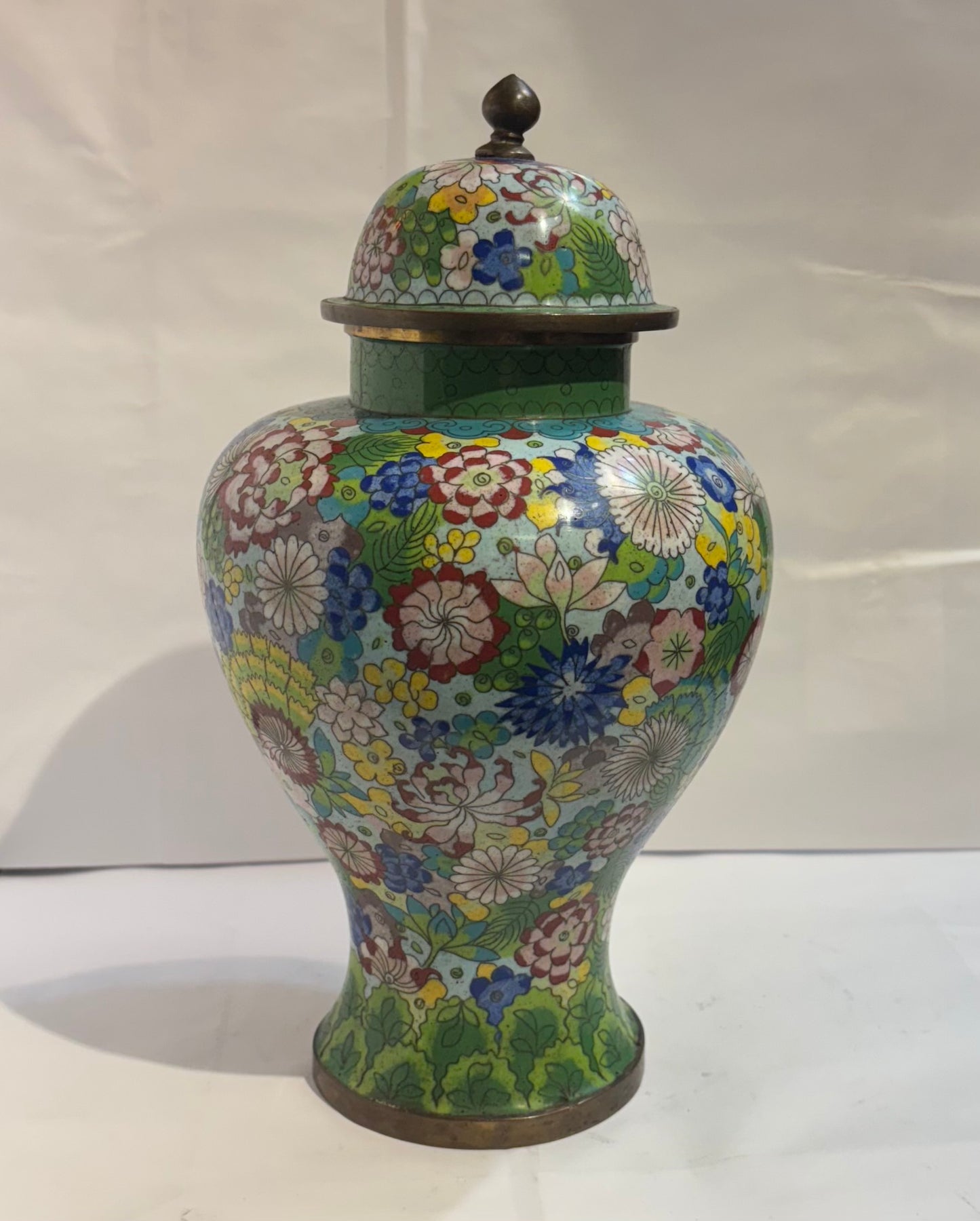 Antique Chinese Cloisonné ginger jar