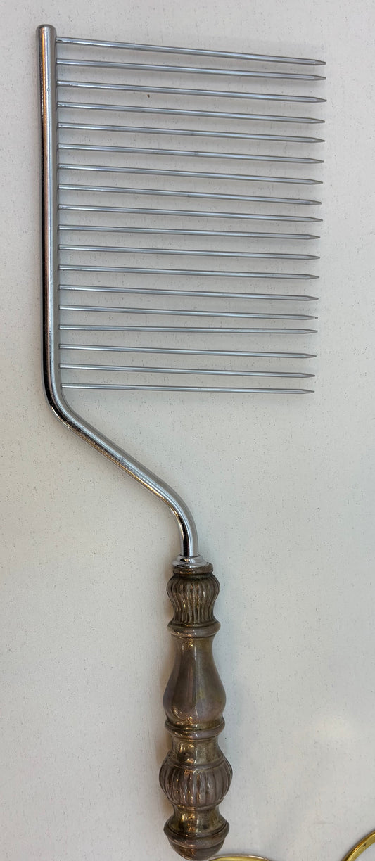 Vintage Sterling Silver Handle Cake Comb